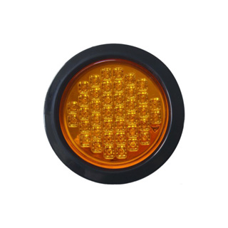 GF-6615 4 inch round 40 LED Truck Lorry Brake Lights Stop Turn Tail Lamp Turn Signal Stop Lights